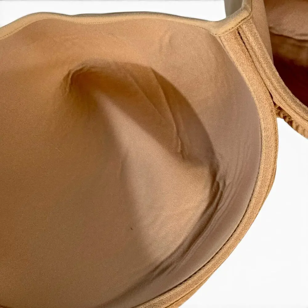 Cacique Lane Bryant Women's 46G Beige Nude Smooth Lightly Lined Balconette Bra